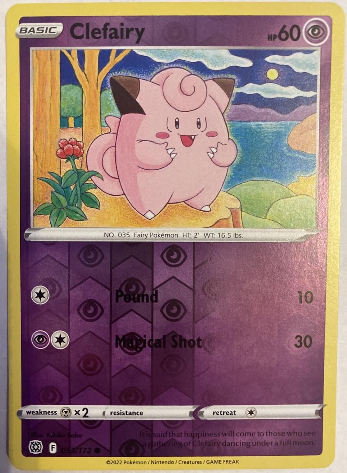 Clefairy #53 reverse_holo Brilliant Stars en