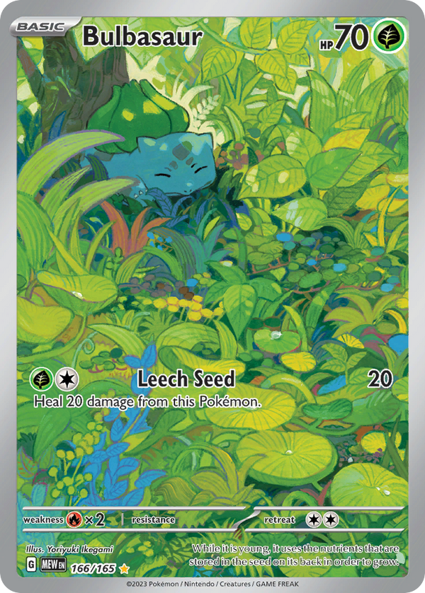 Bulbasaur #166 MEW 151 EN Pokemon