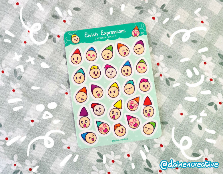 Artist Series - Large Sticker Sheet - Dainencreative - Pop Culture Larrikin 