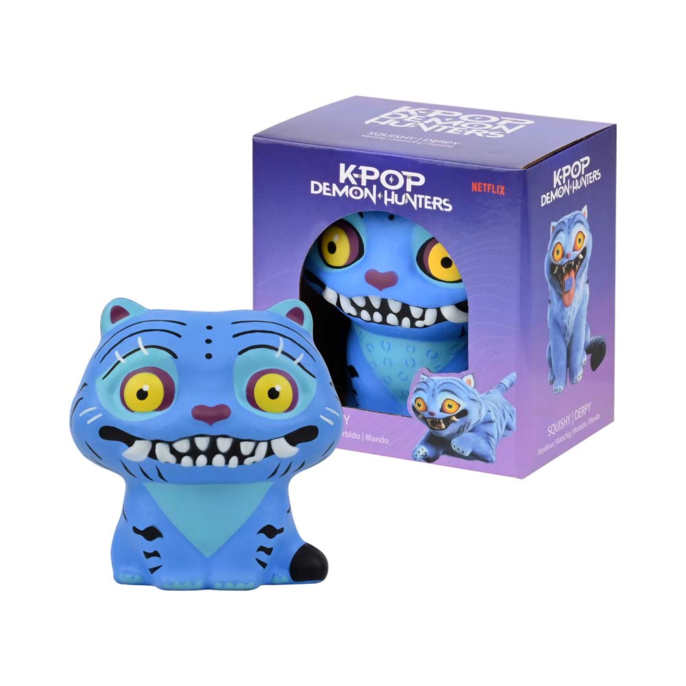 YuMe KPop Demon Hunters Squishy - Derpy - in window box packaging - Pop Culture Larrikin