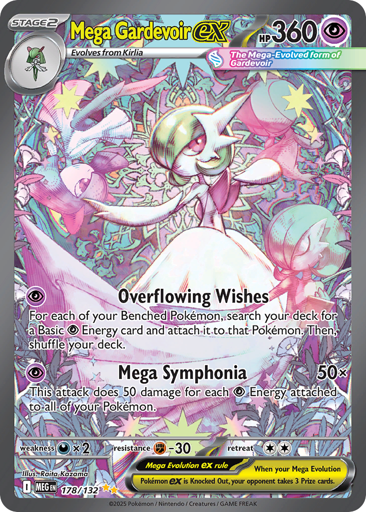 Mega Gardevoir ex #178 Mega Evolution en