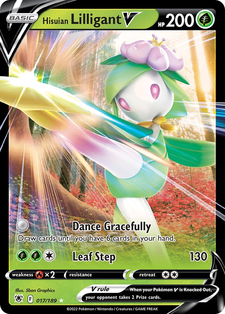 Hisuian Lilligant V #17 Astral Radiance en