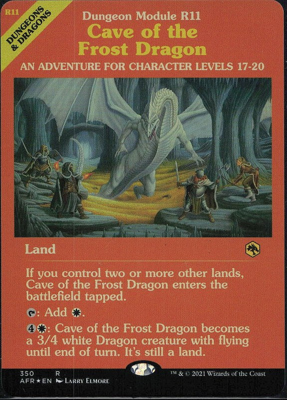 Cave of the Frost Dragon #350 Adventures in the Forgotten Realms en