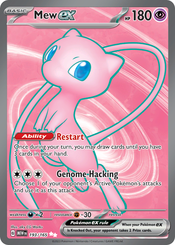 Mew ex #193 151 en