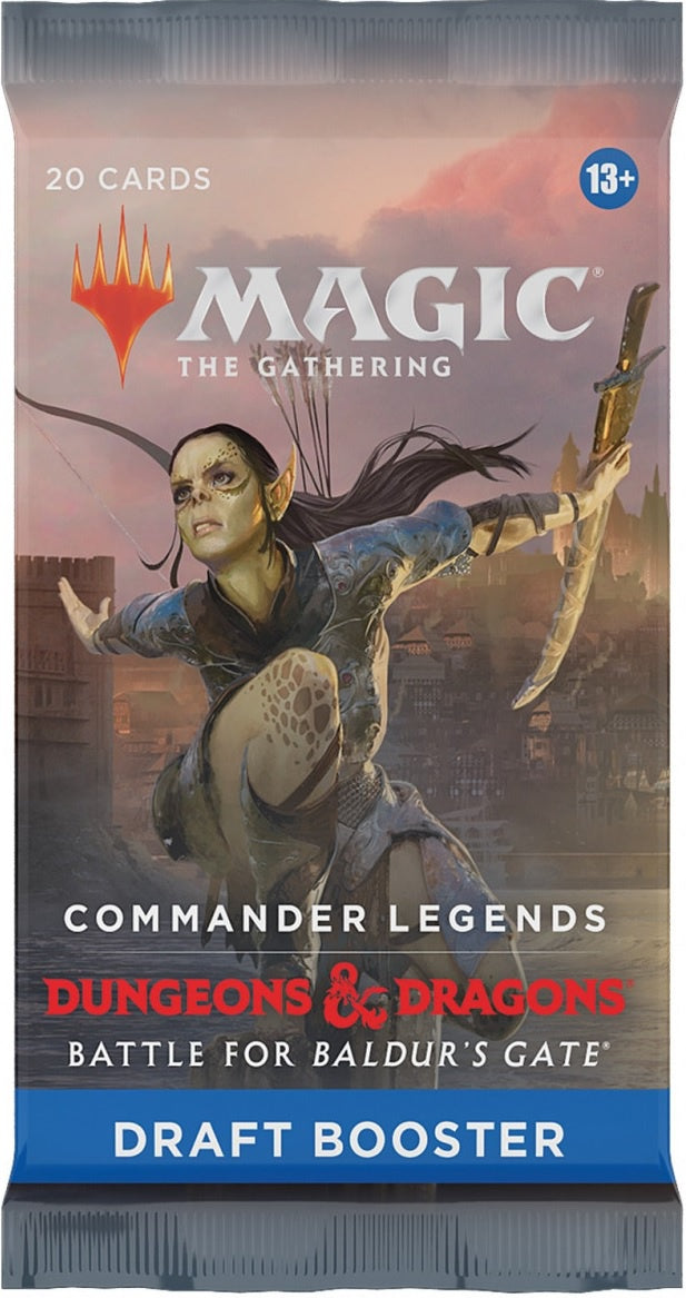 Commander Legends - Dungeons & Dragons - Baldur's Gate - Draft Booster - MTG - Pop Culture Larrikin 