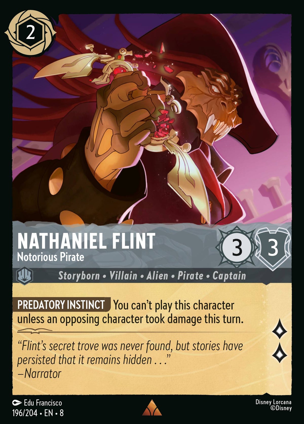 Nathaniel Flint - Notorious Pirate