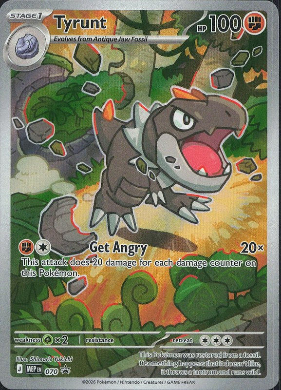 Tyrunt #70 Mega Evolution Promos en