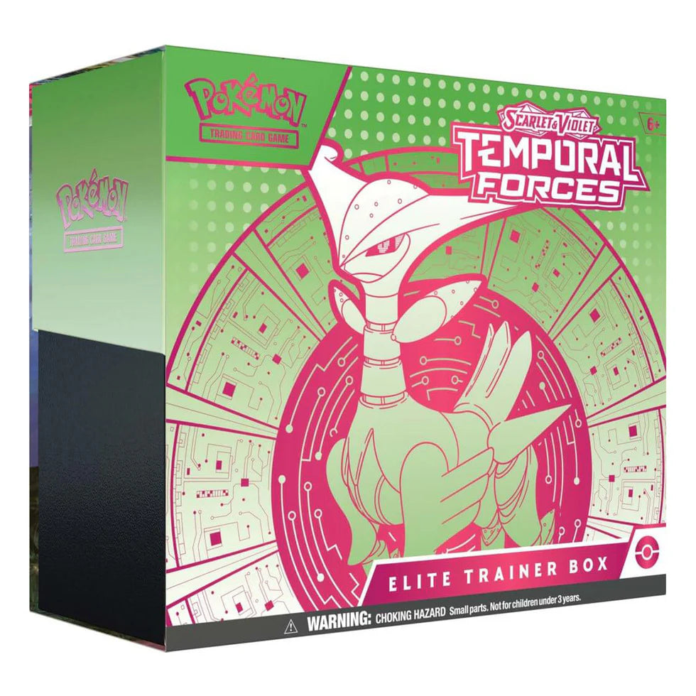 Temporal Forces - Elite Trainer Box (ETB) - Pokemon TCG Scarlet & Violet - Pop Culture Larrikin 