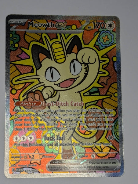 Meowth EX #121 Perfect Order en