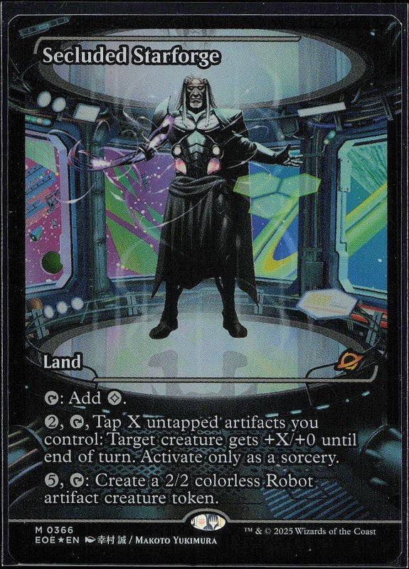 Secluded Starforge #366 Showcase Foil EOE en