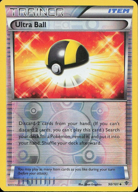 Ultra Ball #90 reverse_holo Plasma Blast en