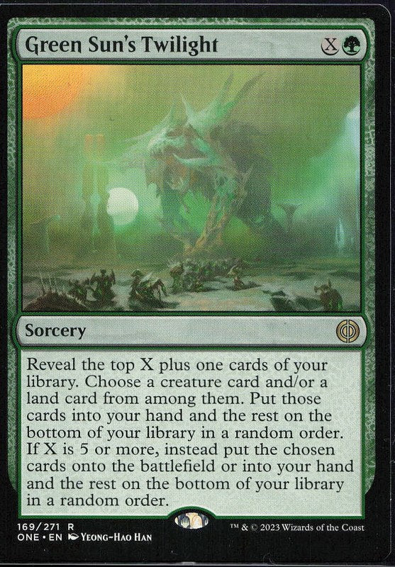 Green Sun's Twilight #169 Phyrexia: All Will Be One en