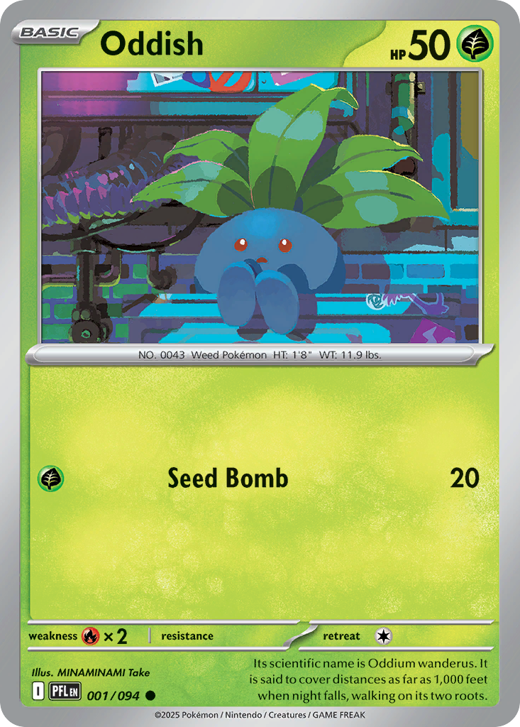 Oddish #1 Phantasmal Flames en