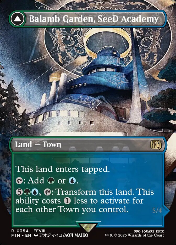 Balamb Garden SeeD Academy Final Fantasy - 354 - MTG C-AC