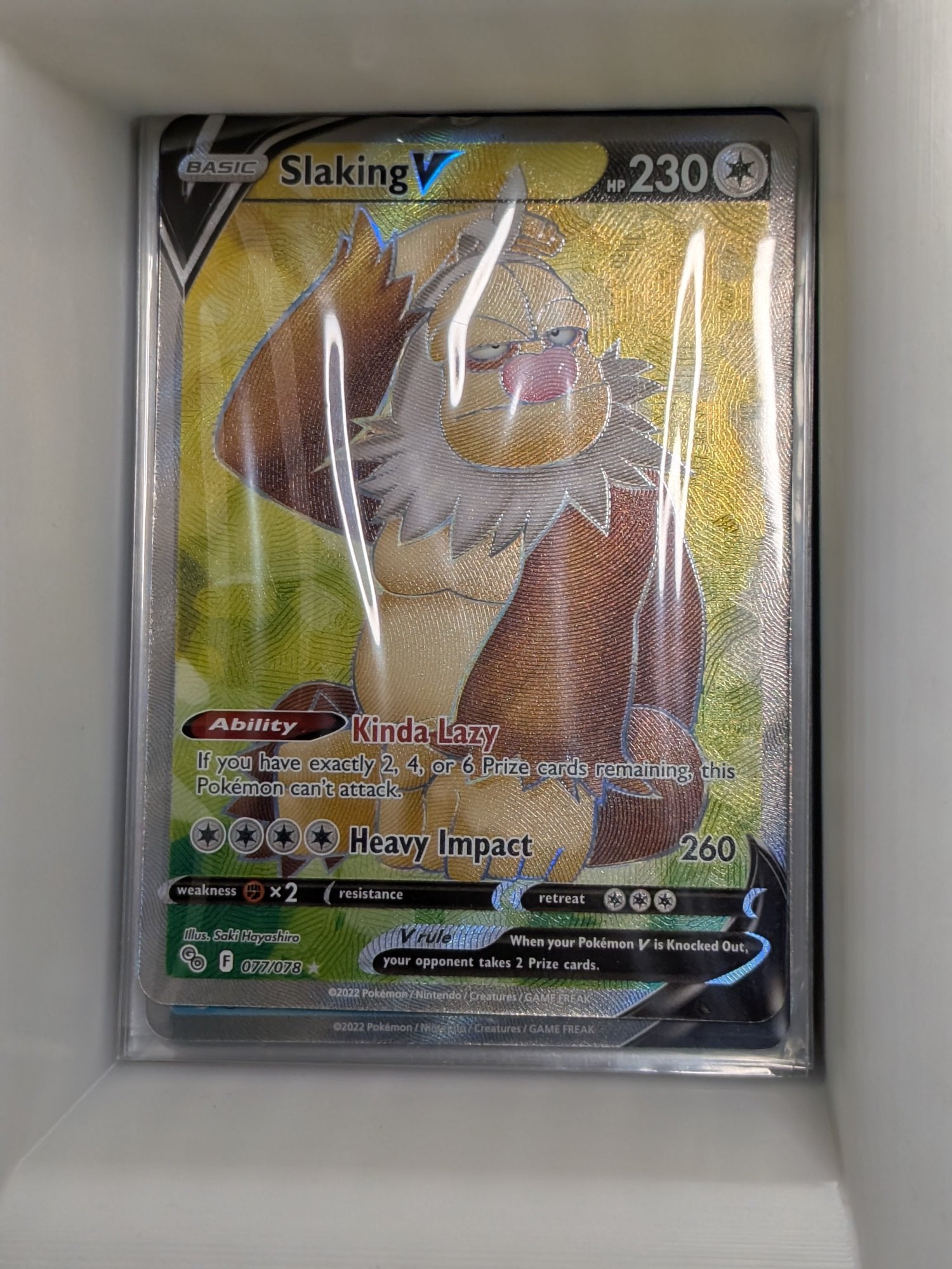 Image of Slaking V Pokemon GO (PGO) #077