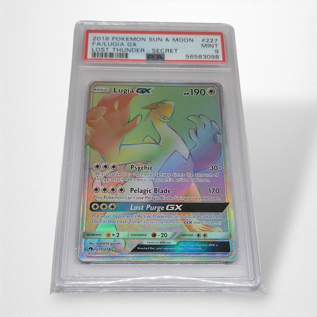 Graded Pokémon TCG Single - 227/214 Lugia GX Sun & Moon - Pop Culture Larrikin 