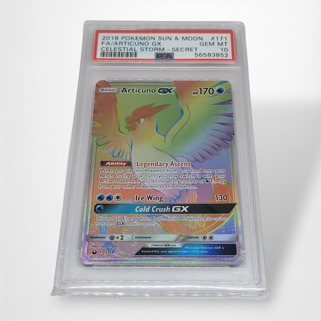 Graded Pokémon TCG Single - 171/168 Articuno GX - Pop Culture Larrikin 