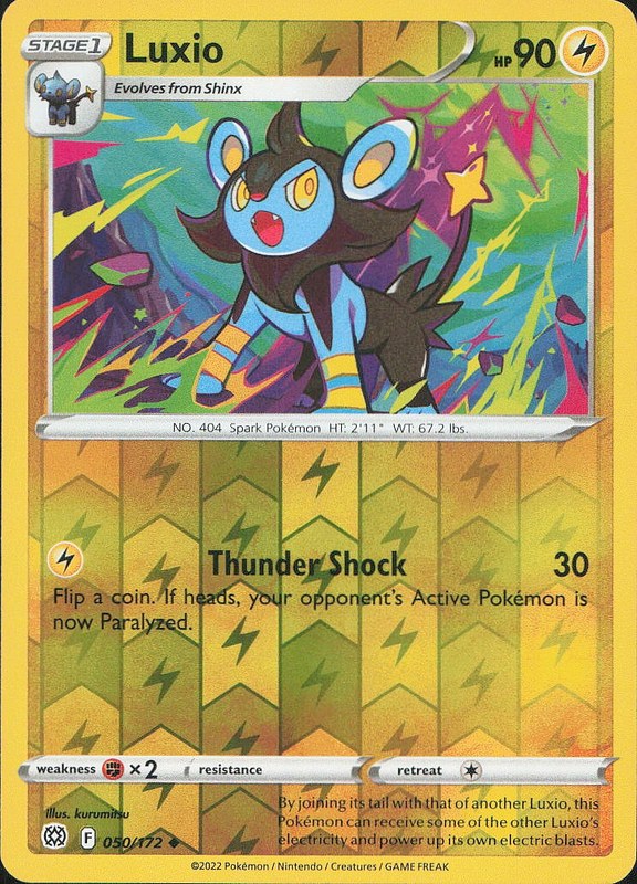 Luxio #50 reverse_holo Brilliant Stars en