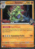 Team Rocket's Tyranitar #96 Cosmo Holo Stamped Destined Rivals en