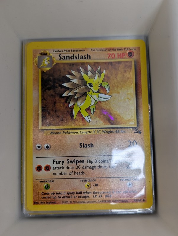 Sandslash #41 Fossil en