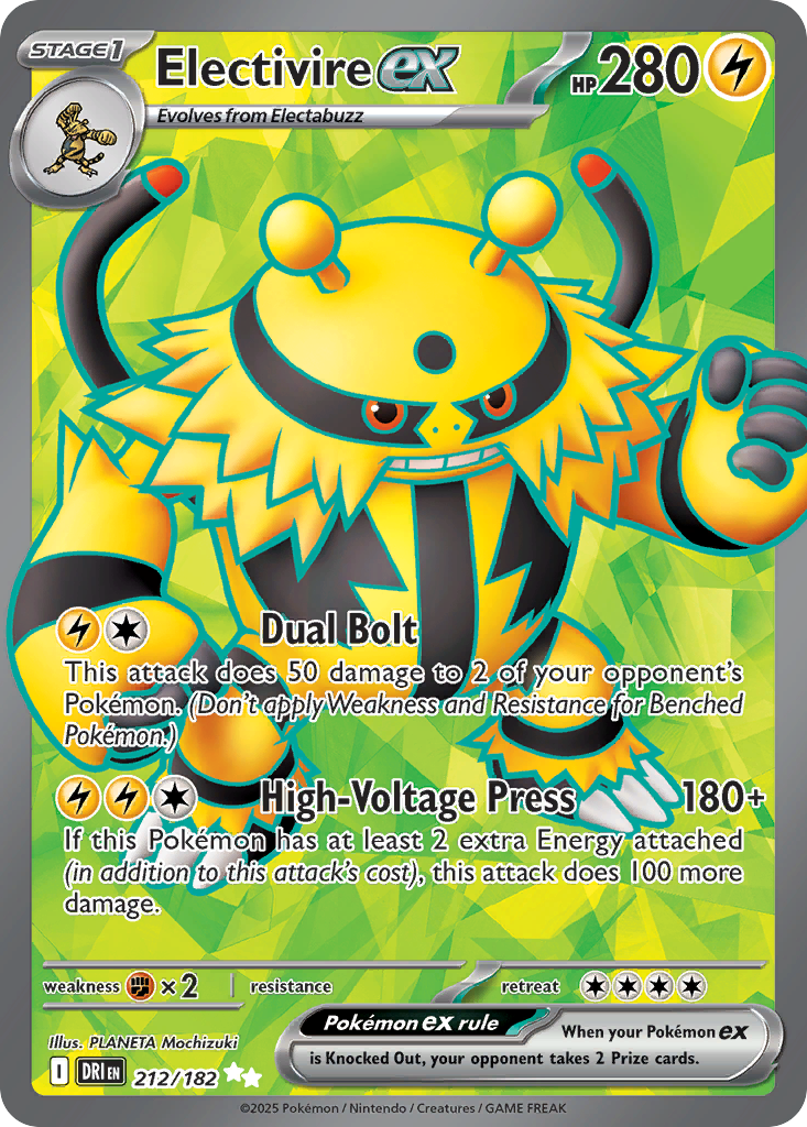 Electivire ex #212 Destined Rivals en