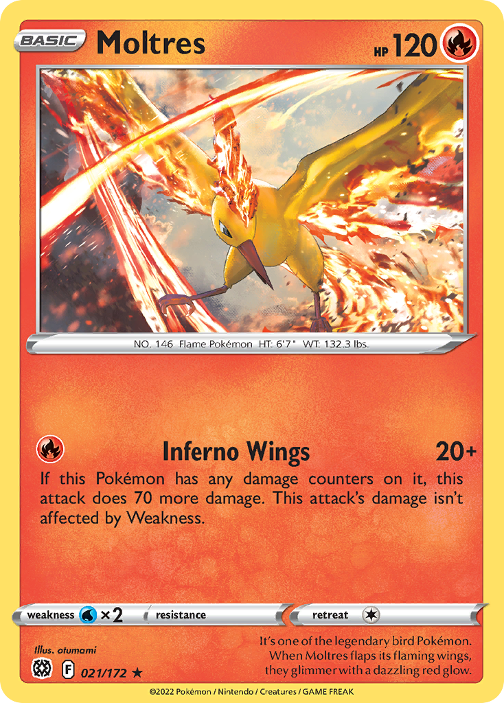 Moltres #21 Brilliant Stars en