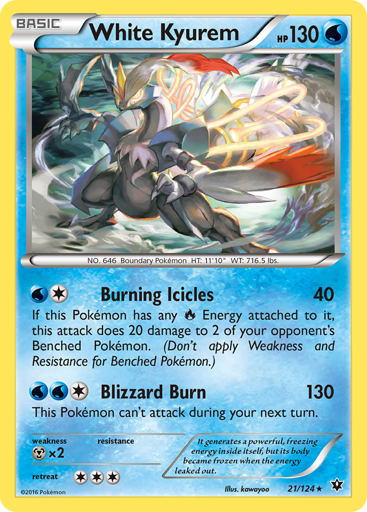 White Kyurem #21 Fates Collide en