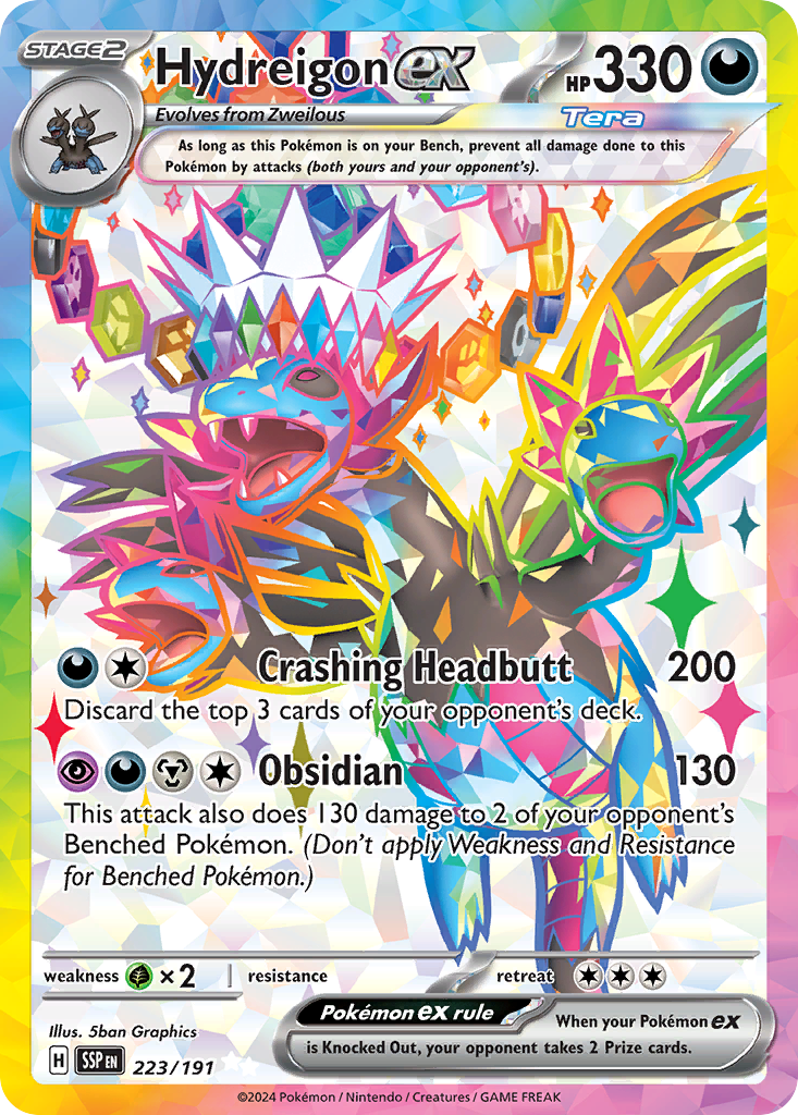 Hydreigon ex #223 Surging Sparks en