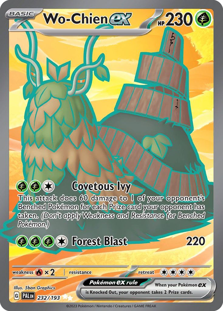 Wo-Chien ex #232 Paldea Evolved en