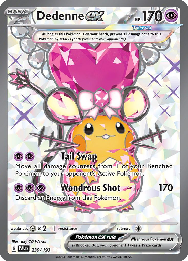 Dedenne ex #239 Paldea Evolved en