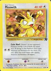 Meowth Team Rocket - 62 - Original Series PCL