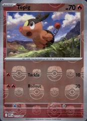 Tepig (Master Ball) - 011 - White Flare - Holo - PCL