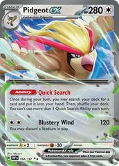 Pidgeot ex - 164 - Obsidian Flames - Holo - PCL