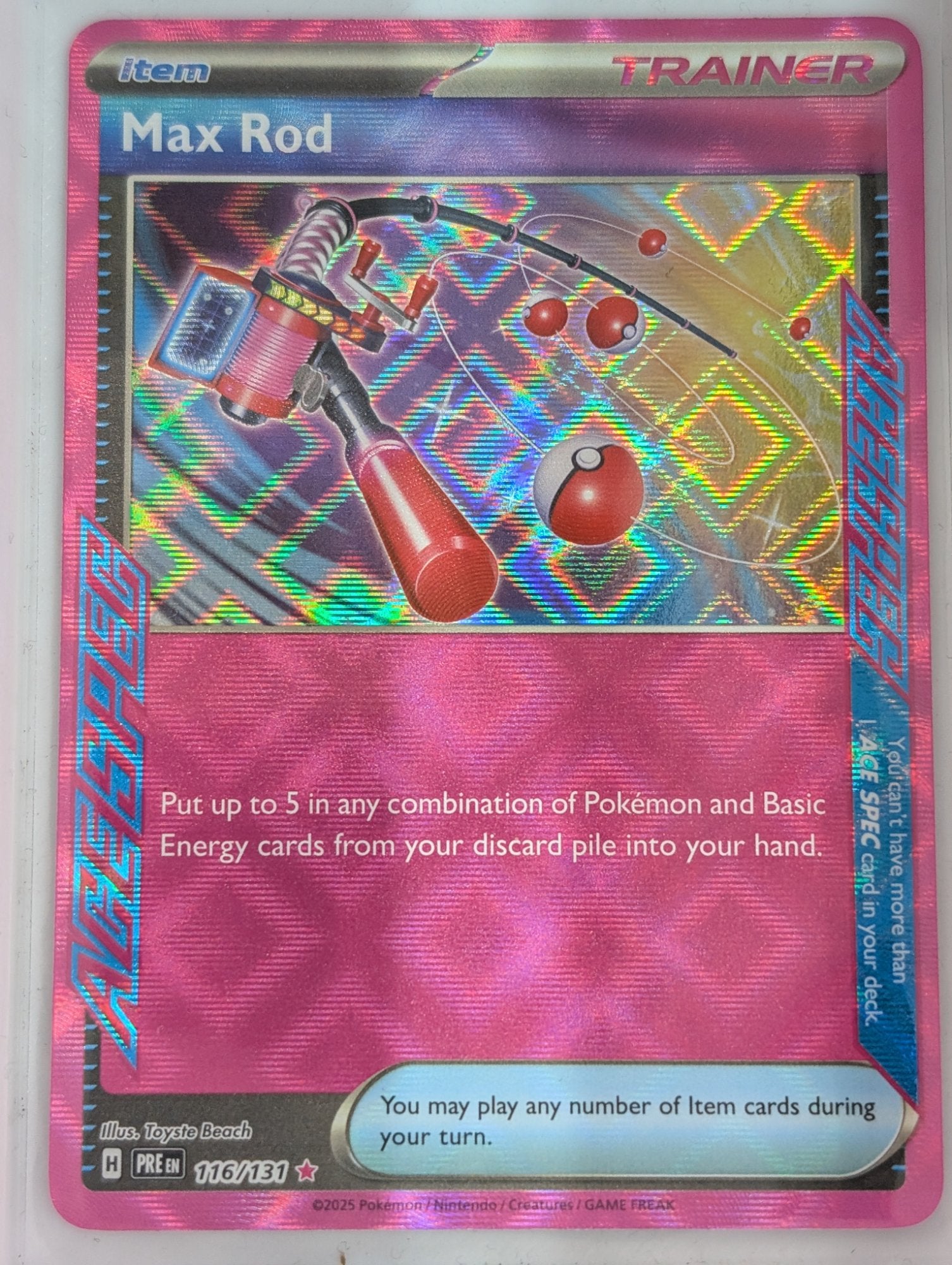 Image of Max Rod Prismatic Evolutions (PRE) #116