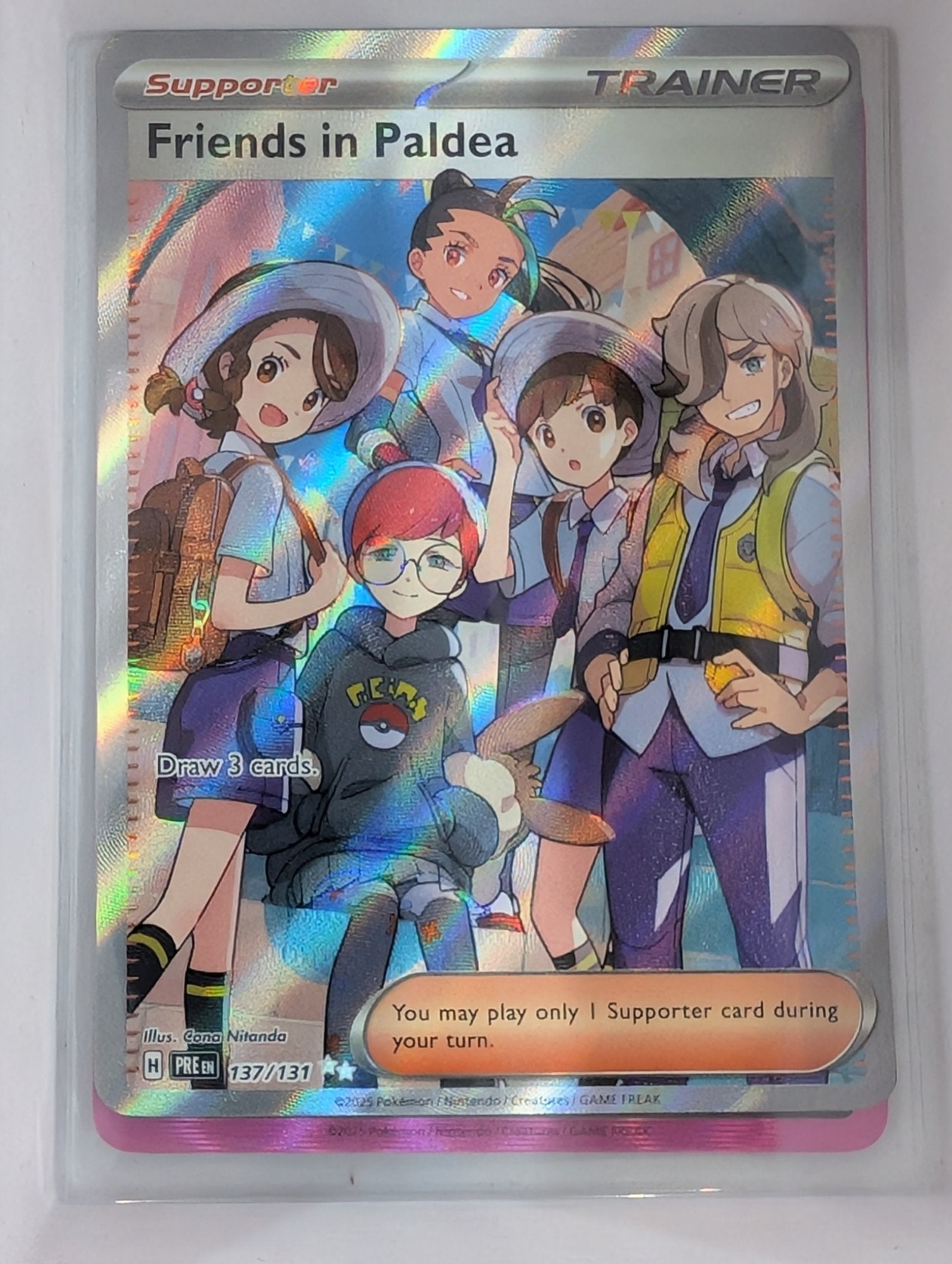 Image of Friends in Paldea Prismatic Evolutions (PRE) #137