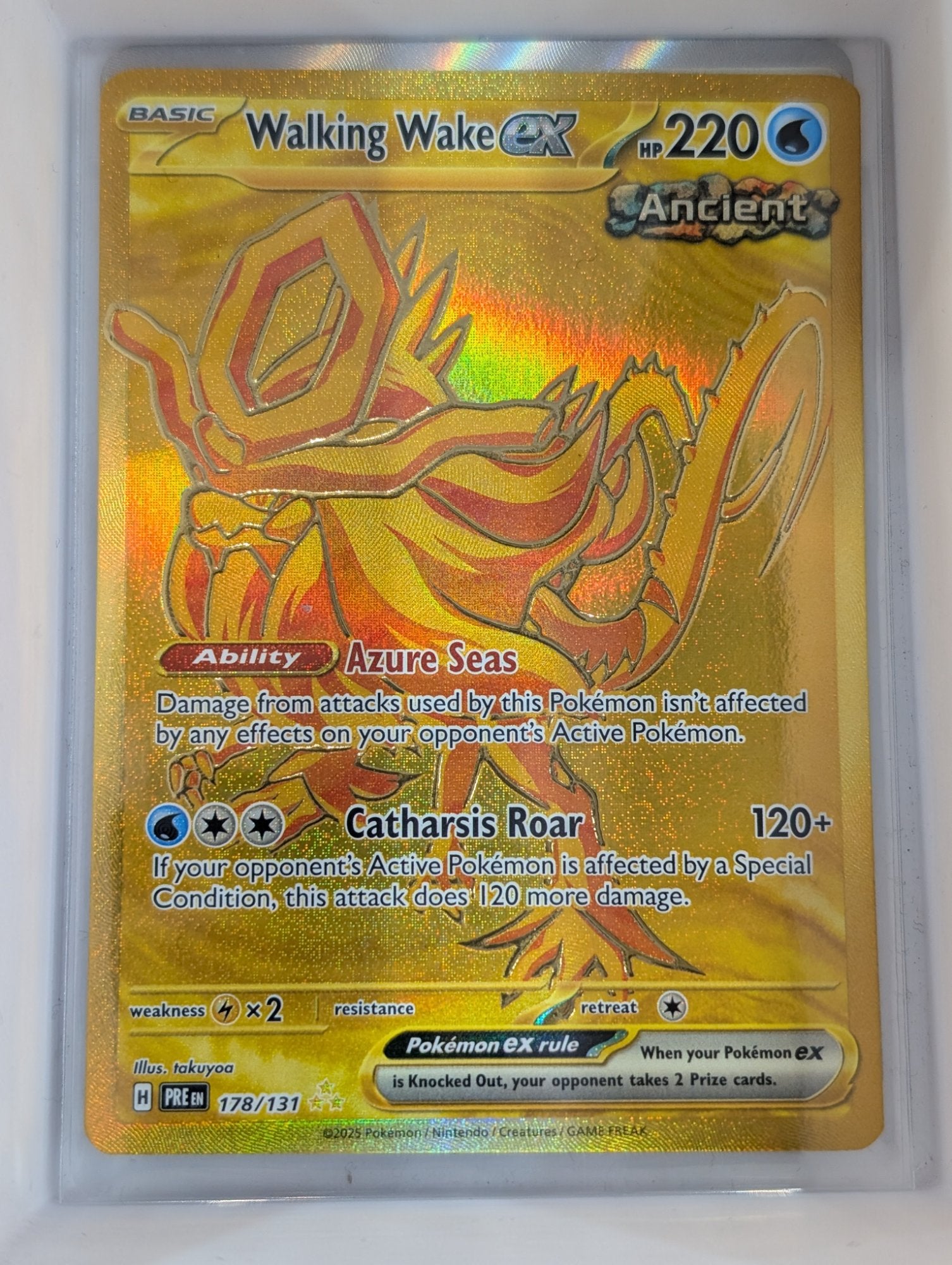 Image of Walking Wake ex Prismatic Evolutions (PRE) #178