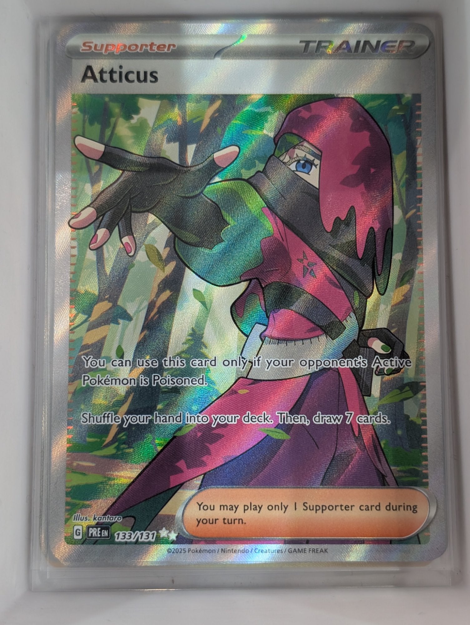 Atticus Prismatic Evolutions - 133 - Foil PCL Pop Culture Larrikin Atticus Prismatic Evolutions - 133 - Foil PCL Pop Culture Larrikin