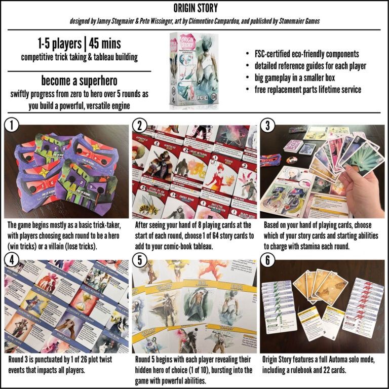 Image of Origin Story - Boardgame - Pop Culture Larrikin 