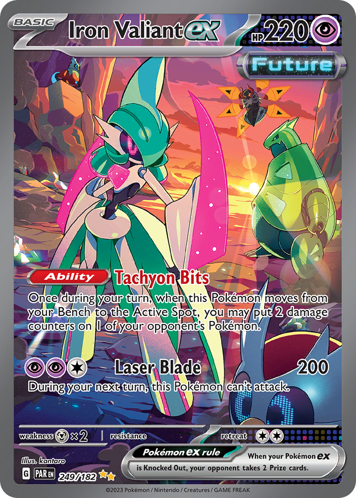 Iron Valiant ex #249 Paradox Rift en