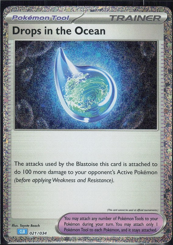Drops in the Ocean #021 Pokémon Trading Card Game Classic—Blastoise en
