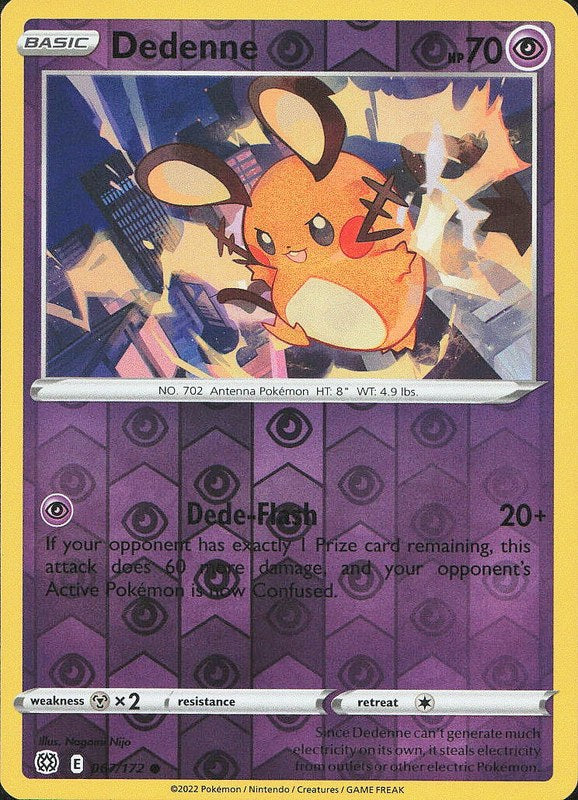 Dedenne #67 reverse_holo Brilliant Stars en