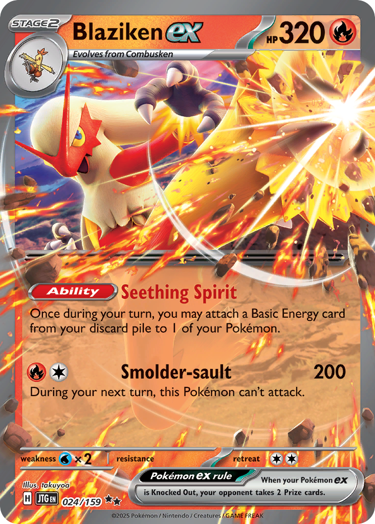 Blaziken ex #24 Journey Together en