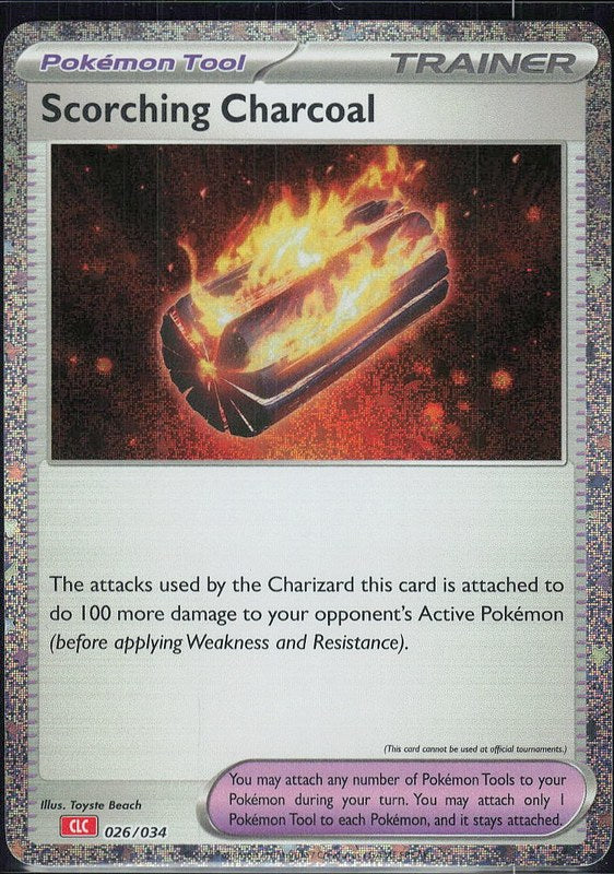 Scorching Charcoal #026 Pokémon Trading Card Game Classic—Charizard en