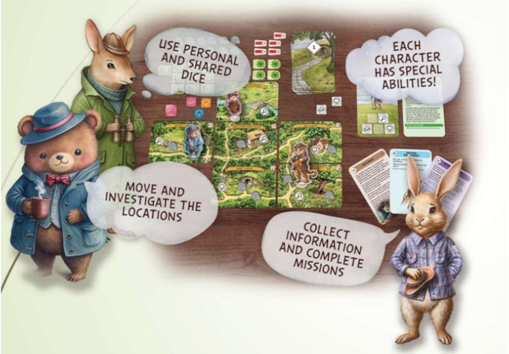 Winnie the Pooh: Serious Detective - Board Game