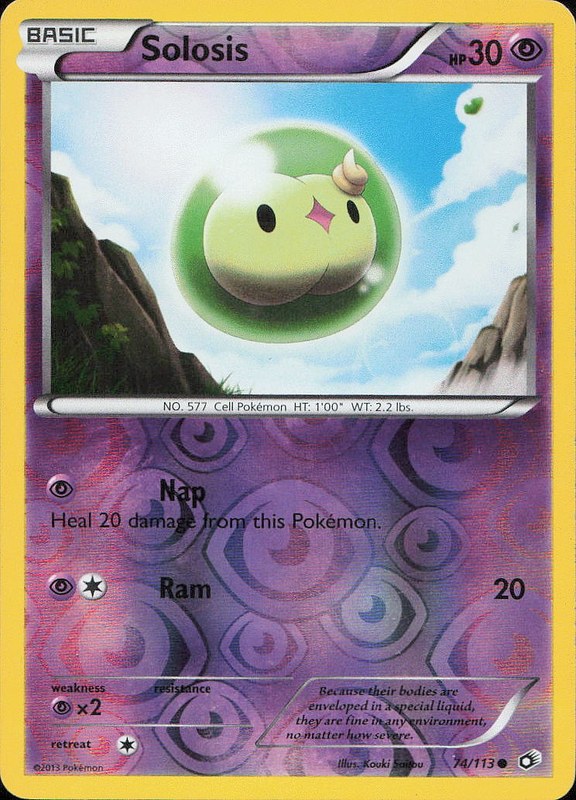 Solosis #74 reverse_holo Legendary Treasures en