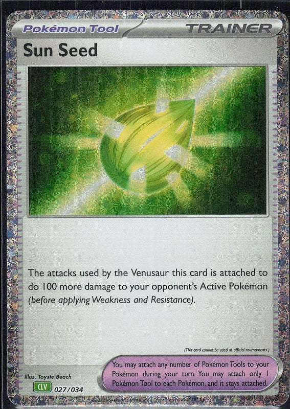 Sun Seed #027 Pokémon Trading Card Game Classic—Venusaur en