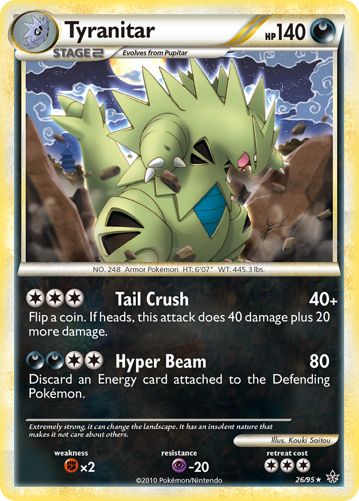 Tyranitar #26 HS—Unleashed en