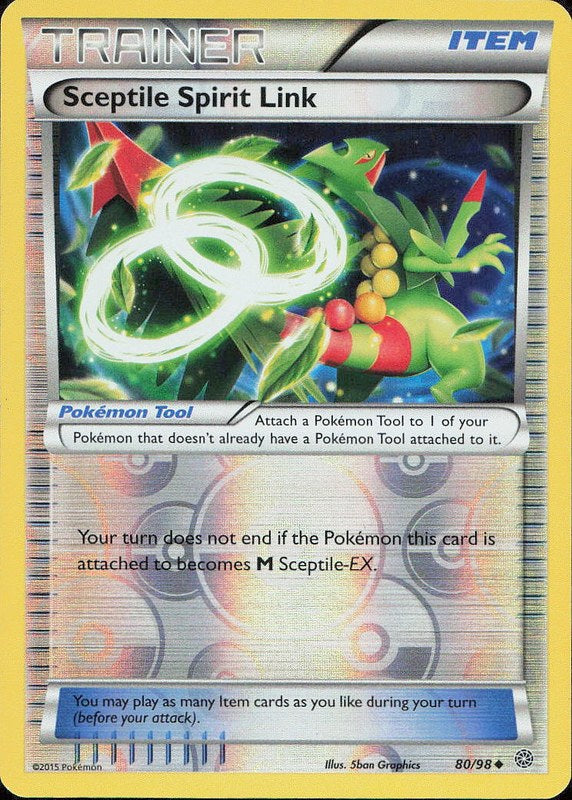 Sceptile Spirit Link #80 reverse_holo Ancient Origins en