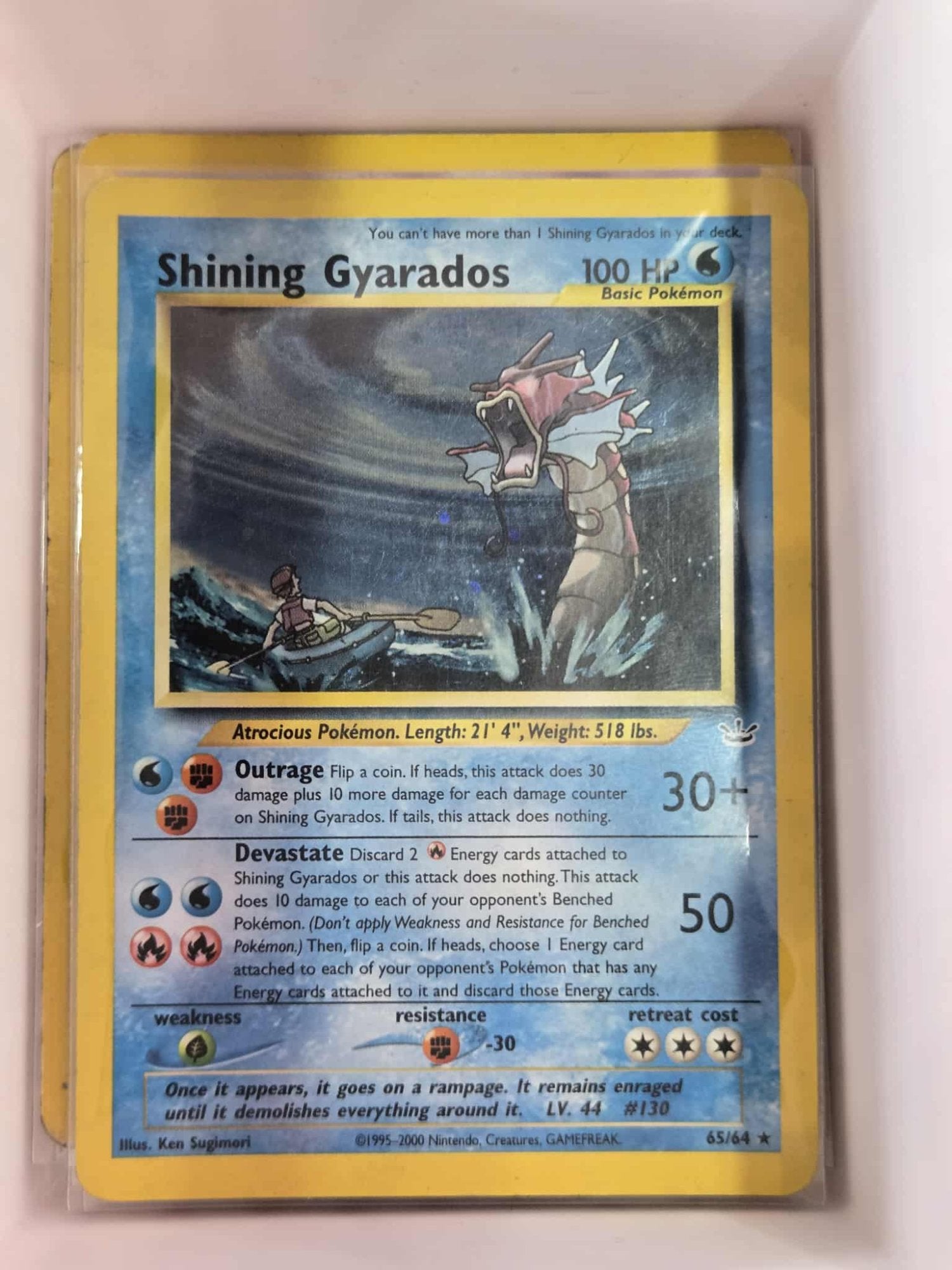Image of Shining Gyarados Neo Revelation (N3) #65