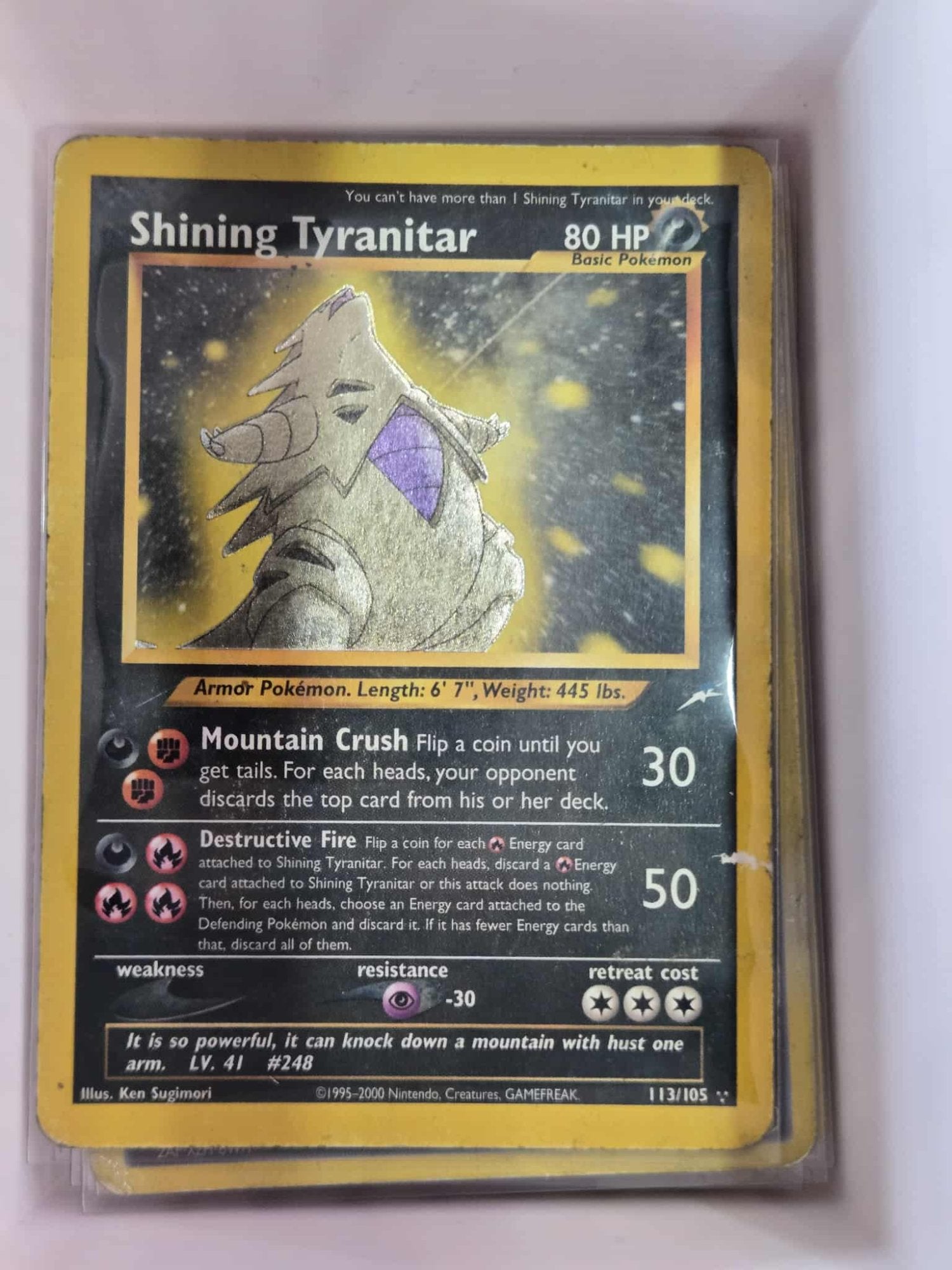 Image of Shining Tyranitar Neo Destiny (N4) #113